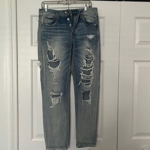 American eagle boyfriend fit cropped jeans. 2018